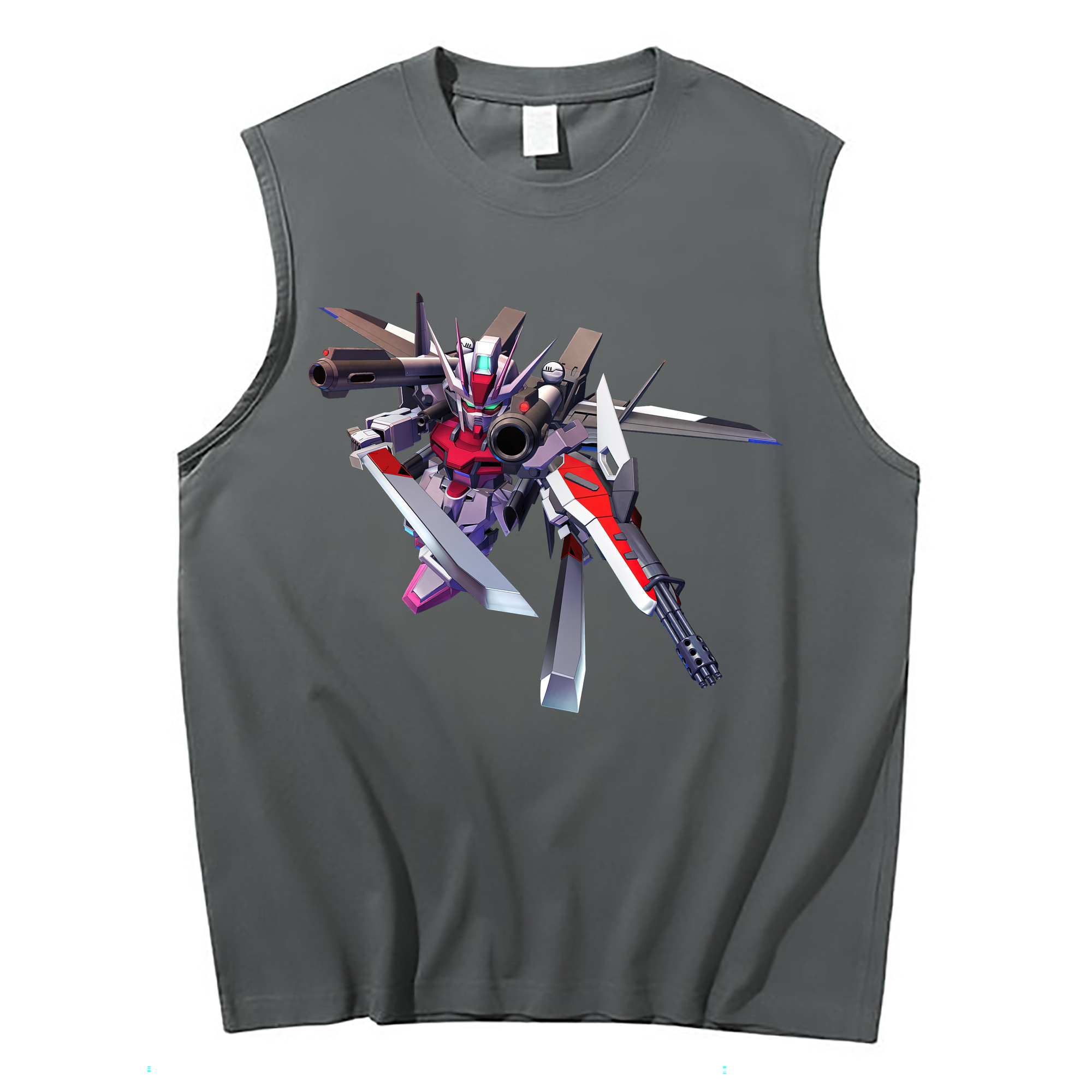 （画像用） 機動戦士ガンダム Mobile Suit Gundam コットン100％タンクトップ（フロントプリント）